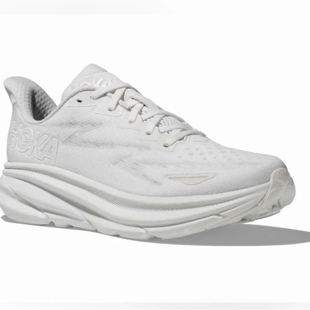 Hoka Clifton 9 – Women’s 8D (Wide) in White - Picture 9 of 9